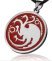 Брелок Game of Thrones Targaryen Dragon -   -  