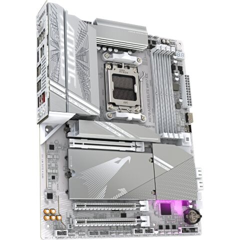 Материнская плата GIGABYTE X870 AORUS ELITE WIFI7 ICE (X870 A ELITE WF7 ICE) - Нулевой остаток (Feed)  - Нулевой остаток (Feed) 