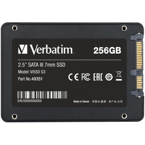 Накопитель SSD 2.5" 256GB Verbatim (49351) - Нулевой остаток (Feed)  - Нулевой остаток (Feed) 