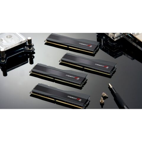 Модуль памяти для компьютера DDR5 32GB (2x16GB) 6000 MHz Trident Z5 RGB Black G.Skill (F5-6000J3636F16GX2-TZ5RK) - Нулевой остаток (Feed) - Нулевой остаток (Feed)