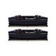 Модуль памяти для компьютера DDR4 16GB (2x8GB) 4400 MHz RipjawsV Black G.Skill (F4-4400C18D-16GVKC) - Нулевой остаток (Feed) - Нулевой остаток (Feed)