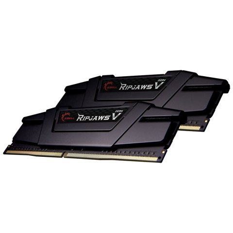 Модуль памяти для компьютера DDR4 16GB (2x8GB) 4400 MHz RipjawsV Black G.Skill (F4-4400C18D-16GVKC) - Нулевой остаток (Feed) - Нулевой остаток (Feed)