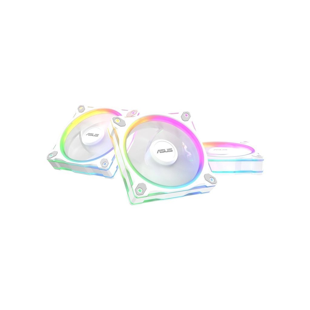 Кулер для корпуса ASUS PRIME MR120 REVERSE ARGB WHITE 3IN1 (90DA00L3-B09020)