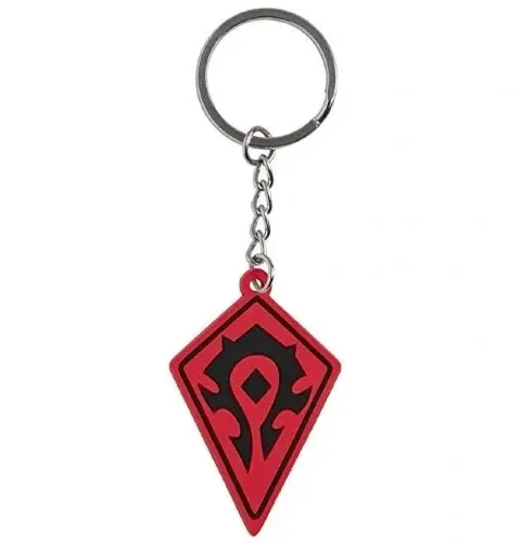 Брелок - World of Warcraft Battle for Azeroth Horde Rubber Key Chain - -