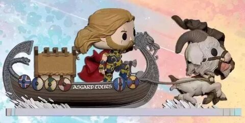 Фігурка Funko Marvel Thor: Love and Thunder The Goat Boat Фанко Тор лодка з козлами 290 - -