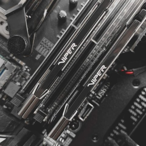 Модуль памяти для компьютера DDR4 32GB (2x16GB) 3600 MHz Viper Steel Patriot (PVS432G360C8K) - Нулевой остаток (Feed) - Нулевой остаток (Feed)