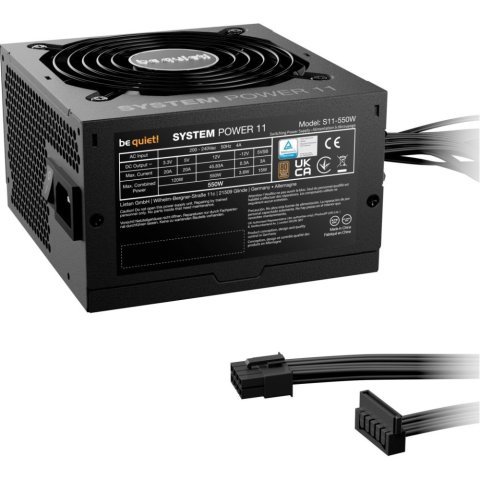 Блок питания Be quiet! 550W SYSTEM POWER 11 (BP010EU) - Нулевой остаток (Feed)  - Нулевой остаток (Feed) 