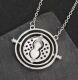 Кулон Harry Potter Маховик часу Гаррі Поттер (Time Turner Necklace) срібний - -