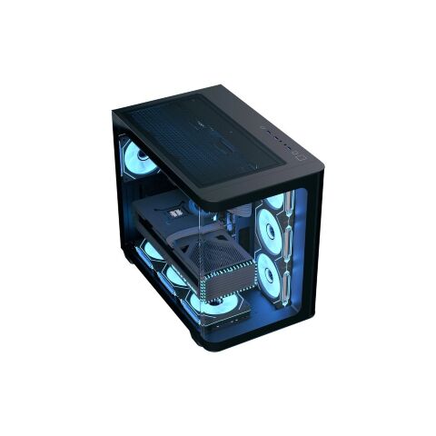 Корпус для ПК AeroCool P500C-G-BK-v1 Black (ACCM-PN01043.11) - Нулевой остаток (Feed) - Нулевой остаток (Feed)