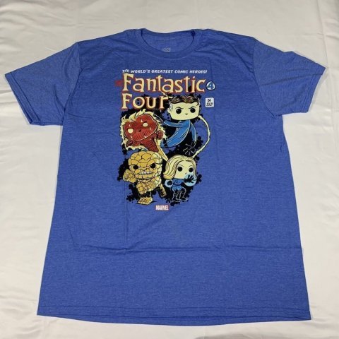 Футболка Funko Marvel Fantastic Four Collector Corps T-Shirt фанко Фантастическая четвёрка (размер L) - -