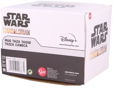Кружка Star Wars Mandalorian The Child Ceramic Breakfast Mug Чашка 400 ml - -