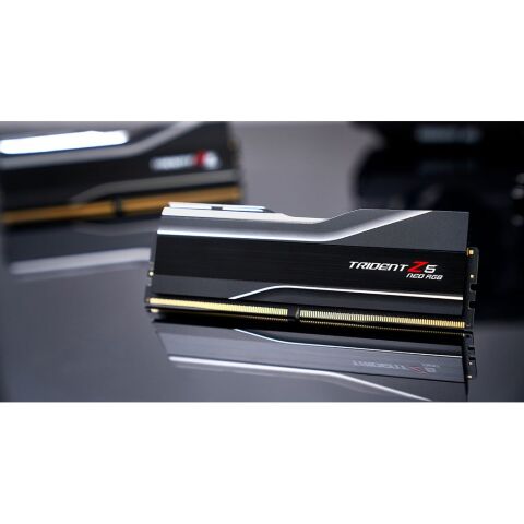 Модуль памяти для компьютера DDR5 32GB (2x16GB) 6000 MHz Trident Z5 NEO RGB for AMD G.Skill (F5-6000J3038F16GX2-TZ5NR) - Модули памяти для компьютера  - Модули памяти для компьютера 