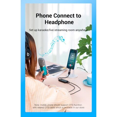 Звуковая плата Vention Audio USB 3х3,5mm jack 0.15m Volume Control (CDRBB) - Нулевой остаток (Feed)  - Нулевой остаток (Feed) 