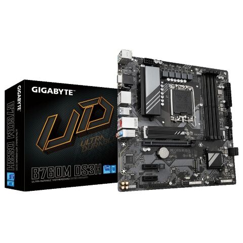 Материнская плата GIGABYTE B760M DS3H - Нулевой остаток (Feed)  - Нулевой остаток (Feed) 
