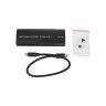 Карман внешний Dynamode M.2 SSD NVMe/SATA combo USB3.2 GEN2 Type-C aluminium black (DM-CAD-SSD10)