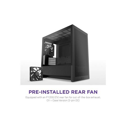 Корпус NZXT H3 Flow All Black (CC-H31FB-01) - Нулевой остаток (Feed)  - Нулевой остаток (Feed) 