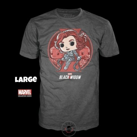 Футболка Funko Marvel Black Widow Collector Corps T-Shirt фанко Чорна вдова (розмір L) - -