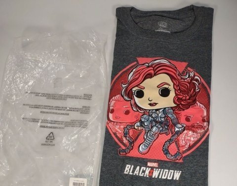 Футболка Funko Marvel Black Widow Collector Corps T-Shirt фанко Чорна вдова (розмір L) - -