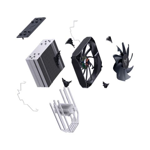 Кулер для процессора JONSBO PISA A4 Gray - Кулеры к процессорам - Кулеры к процессорам