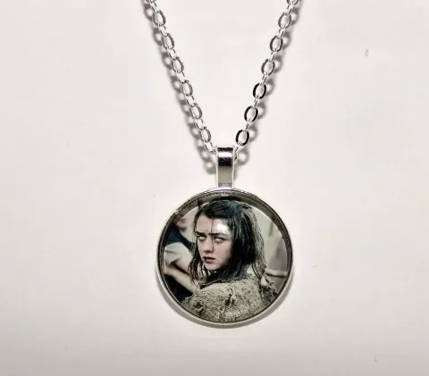 Медальйон Game of Thrones Arya Stark (Арья Старк) grey - -