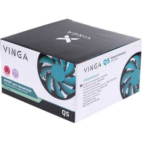 Кулер для процессора Vinga Q5 - Кулеры к процессорам - Кулеры к процессорам