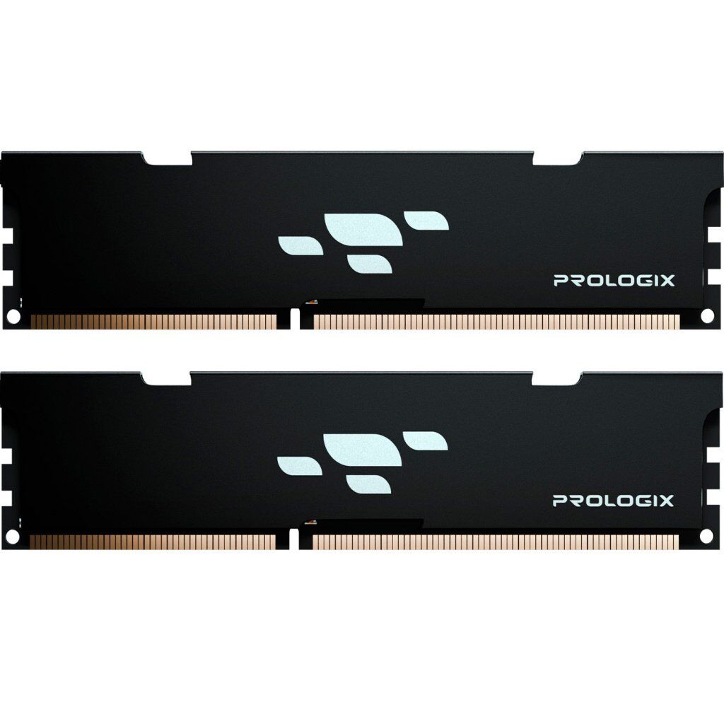 Модуль памяти для компьютера DDR5 32GB (2x16GB) 6000 MHz Black Prologix (PRO32GB6000B5K)