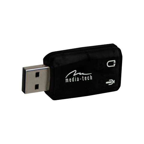 Звуковая плата Media-Tech USB Virtual 5.1 Channel (MT5101) - Нулевой остаток (Feed) - Нулевой остаток (Feed)