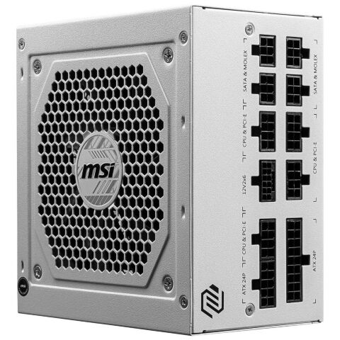 Блок питания MSI 850W (MAG A850GL PCIE5 WHITE) - Нулевой остаток (Feed)  - Нулевой остаток (Feed) 