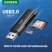 Считыватель флеш-карт Ugreen USB 3.0 Type-A for 2xSD 5Gb CM264 (60722) - Нулевой остаток (Feed) - Нулевой остаток (Feed)