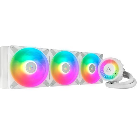 Система жидкостного охлаждения Arctic Liquid Freezer III - 420 A-RGB White (ACFRE00153A) - Нулевой остаток (Feed) - Нулевой остаток (Feed)