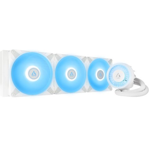 Система жидкостного охлаждения Arctic Liquid Freezer III - 420 A-RGB White (ACFRE00153A) - Нулевой остаток (Feed) - Нулевой остаток (Feed)