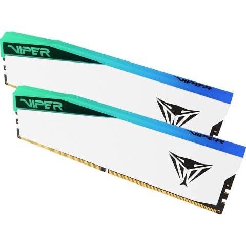 Модуль памяти для компьютера DDR5 32GB (2x16GB) 7000 MHz Viper Elite 5 RGB Patriot (PVER532G70C38KW) - Нулевой остаток (Feed) - Нулевой остаток (Feed)