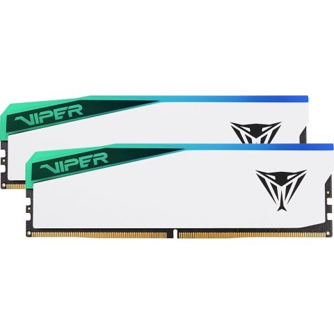 Модуль памяти для компьютера DDR5 32GB (2x16GB) 7000 MHz Viper Elite 5 RGB Patriot (PVER532G70C38KW) - Нулевой остаток (Feed) - Нулевой остаток (Feed)