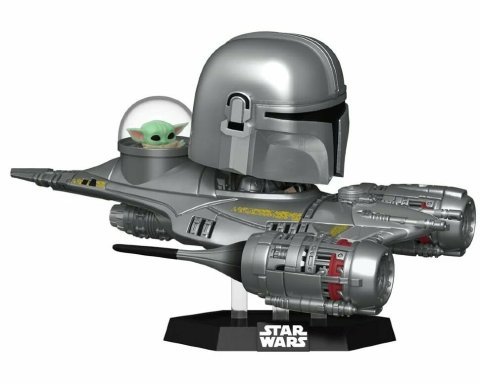 Фигурка Funko Star Wars The Mandalorian in N1 Starfighter with Grogu фанко Мандалорец с Грогу Exclusive 592 - -
