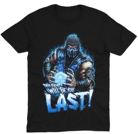 Футболка Morze Mortal Kombat Sub-Zero T-Shirt Смертельная битва Сабзиро (размер L) - -