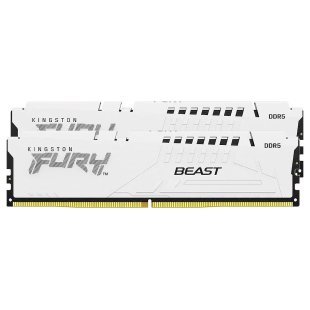Модуль памяти для компьютера DDR5 64GB (2x32GB) 6400 MHz Beast White XMP Kingston Fury (ex.HyperX) (KF564C32BWK2-64)