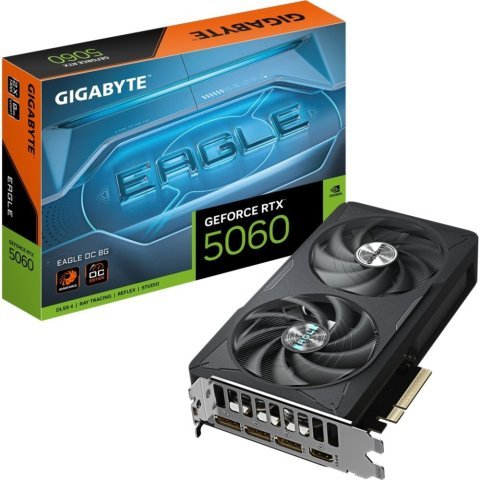 Видеокарта GIGABYTE GeForce RTX5060 8Gb EAGLE OC (GV-N5060EAGLE OC-8GD) - Нулевой остаток (Feed)  - Нулевой остаток (Feed) 