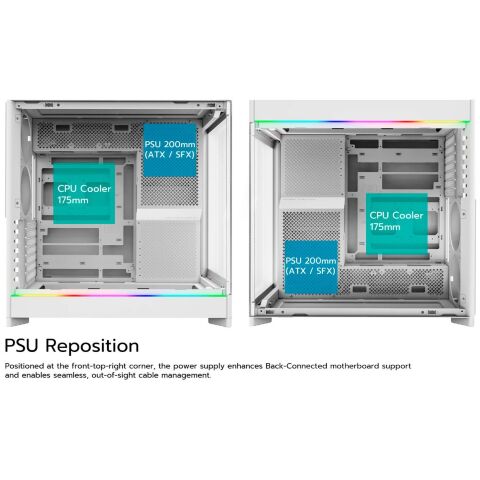 Корпус для ПК MONTECH HS02 PRO (W) - Корпуса - Корпуса