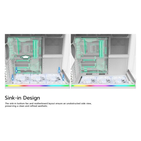 Корпус для ПК MONTECH HS02 PRO (W) - Корпуса - Корпуса