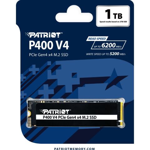 Накопитель SSD M.2 2280 1TB P400 Patriot (P400VP1TBM28H) - Внутренние SSD - Внутренние SSD