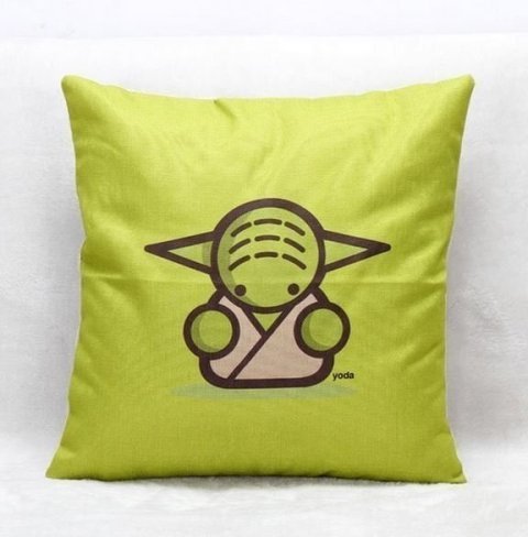 Наволочка Star Wars (Polyester & Linen) Yoda - -