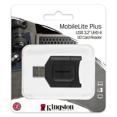 Считыватель флеш-карт Kingston USB 3.1 SDHC/SDXC UHS-II MobileLite Plus (MLP) - Нулевой остаток (Feed)  - Нулевой остаток (Feed) 