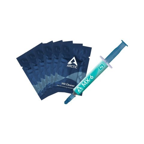 Термопаста Arctic MX-6 4g with 6 pcs MX Cleaner (ACTCP00084A) - Нулевой остаток (Feed) - Нулевой остаток (Feed)