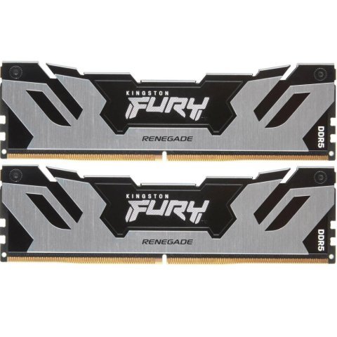 Модуль памяти для компьютера DDR5 32GB (2x16GB) 7600 MHz Renegade Silver XMP Kingston Fury (ex.HyperX) (KF576C38RSK2-32) - Нулевой остаток (Feed) - Нулевой остаток (Feed)