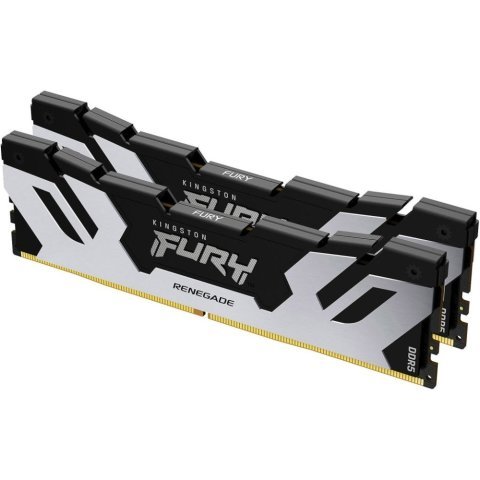 Модуль памяти для компьютера DDR5 32GB (2x16GB) 7600 MHz Renegade Silver XMP Kingston Fury (ex.HyperX) (KF576C38RSK2-32) - Нулевой остаток (Feed) - Нулевой остаток (Feed)