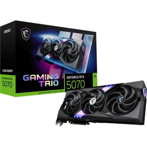 Видеокарта MSI GeForce RTX5070 12Gb GAMING TRIO OC (RTX 5070 12G GAMING TRIO OC) - Нулевой остаток (Feed) - Нулевой остаток (Feed)