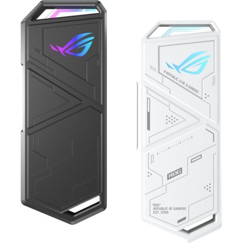 Карман внешний ASUS SSD ROG STRIX ARION ESD-S1C/WHT/G/AS PCIe NVMe M.2 2230/2242/2260/2280 USB-C 3.2 Gen 2x1 (90DD02H1-B09000) - Нулевой остаток (Feed) - Нулевой остаток (Feed)