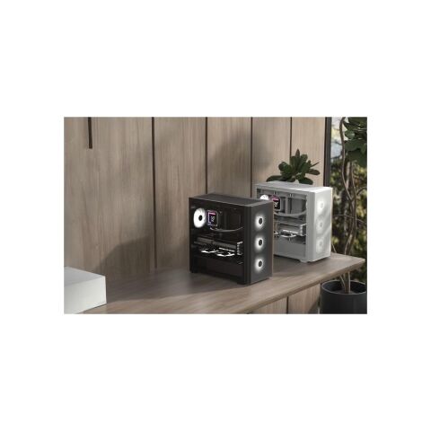 Корпус для ПК AeroCool D301A-G-BK-v2 Black (ACCS-DS03043.11) - Нулевой остаток (Feed)  - Нулевой остаток (Feed) 