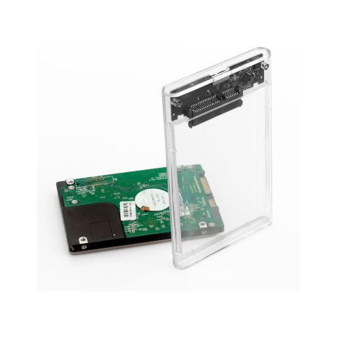 Карман внешний Dynamode 2.5" SATA HDD/SSD USB 3.0 Transparent (DM-CAD-25316) - Аксессуары к HDD  - Аксессуары к HDD 