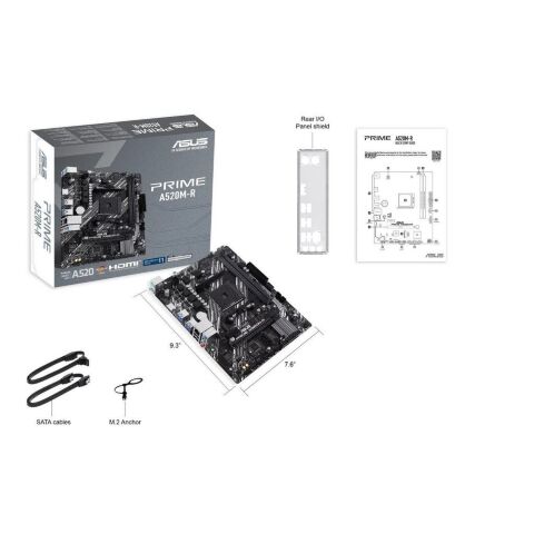 Материнская плата ASUS PRIME A520M-R - Системные (материнские) платы  - Системные (материнские) платы 